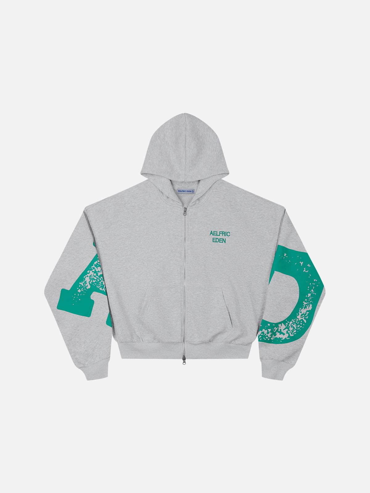 Aelfric Eden Boxy Graphic Zip Up Hoodie