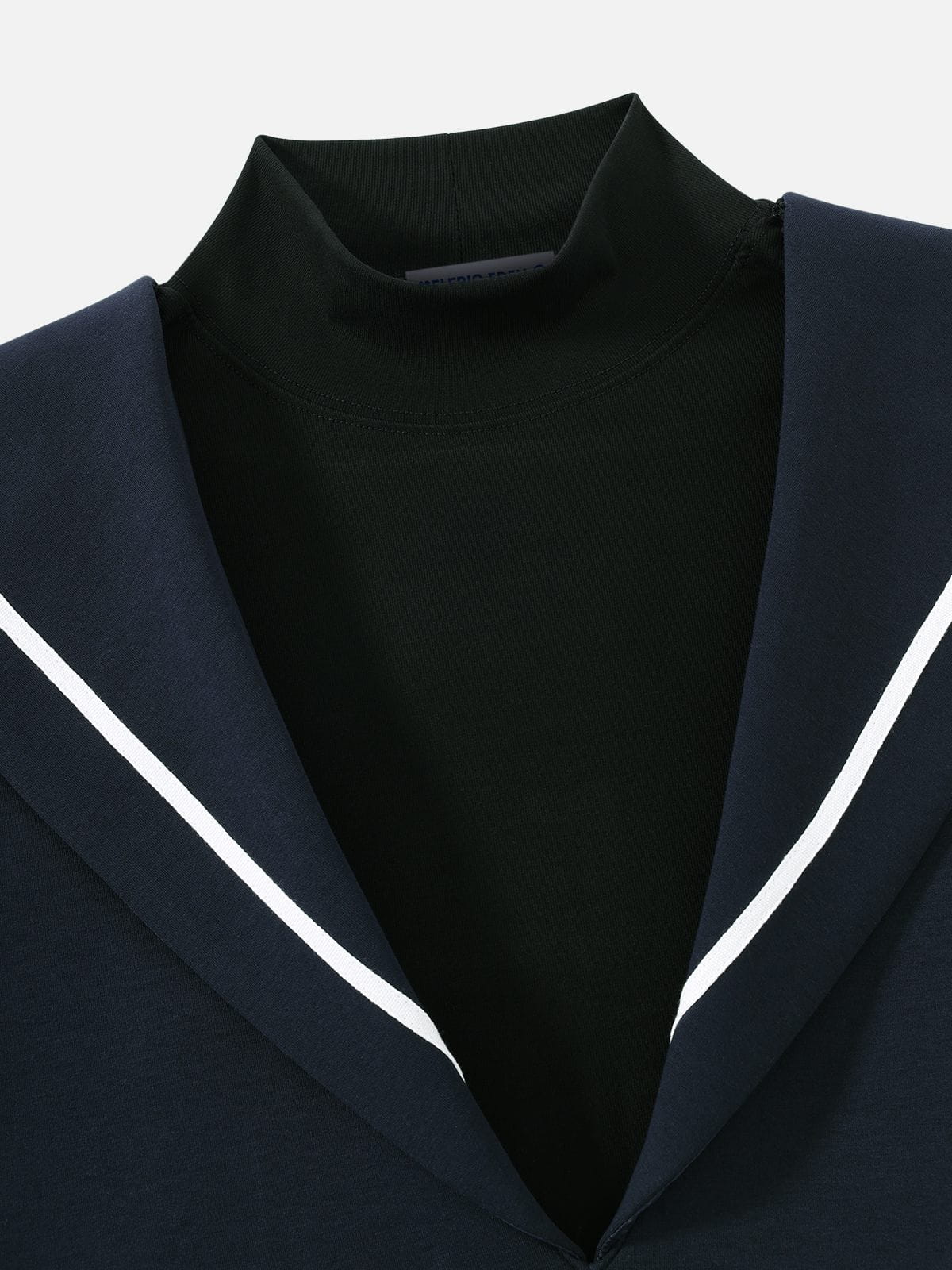 Aelfric Eden Striped Sailor Collar Pullover Hoodie