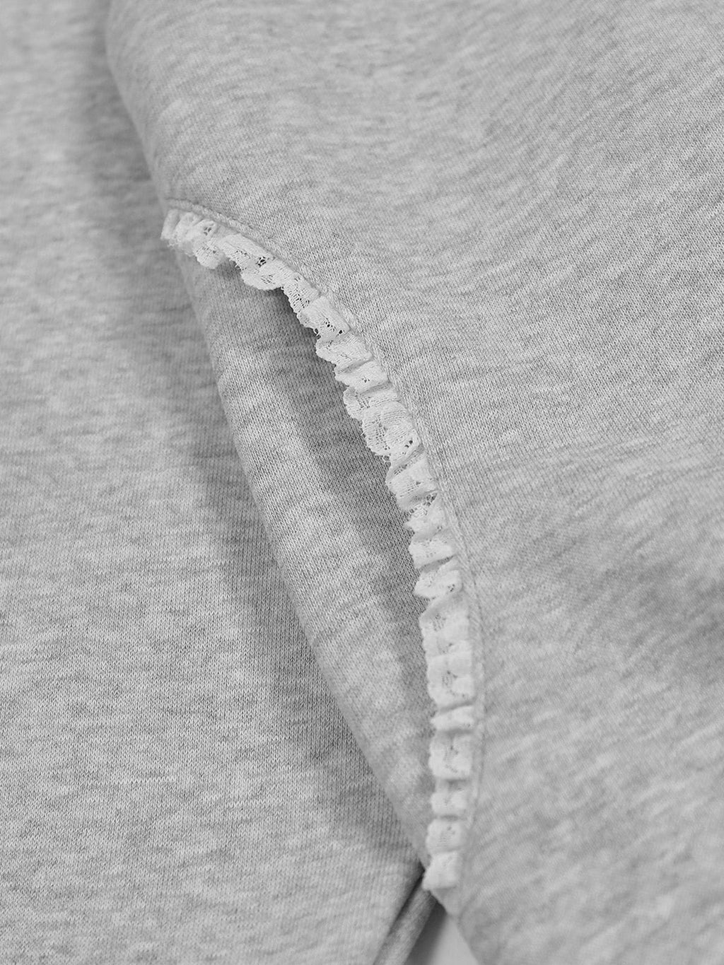 Aelfric Eden Lace Trim Zip Up Hoodie