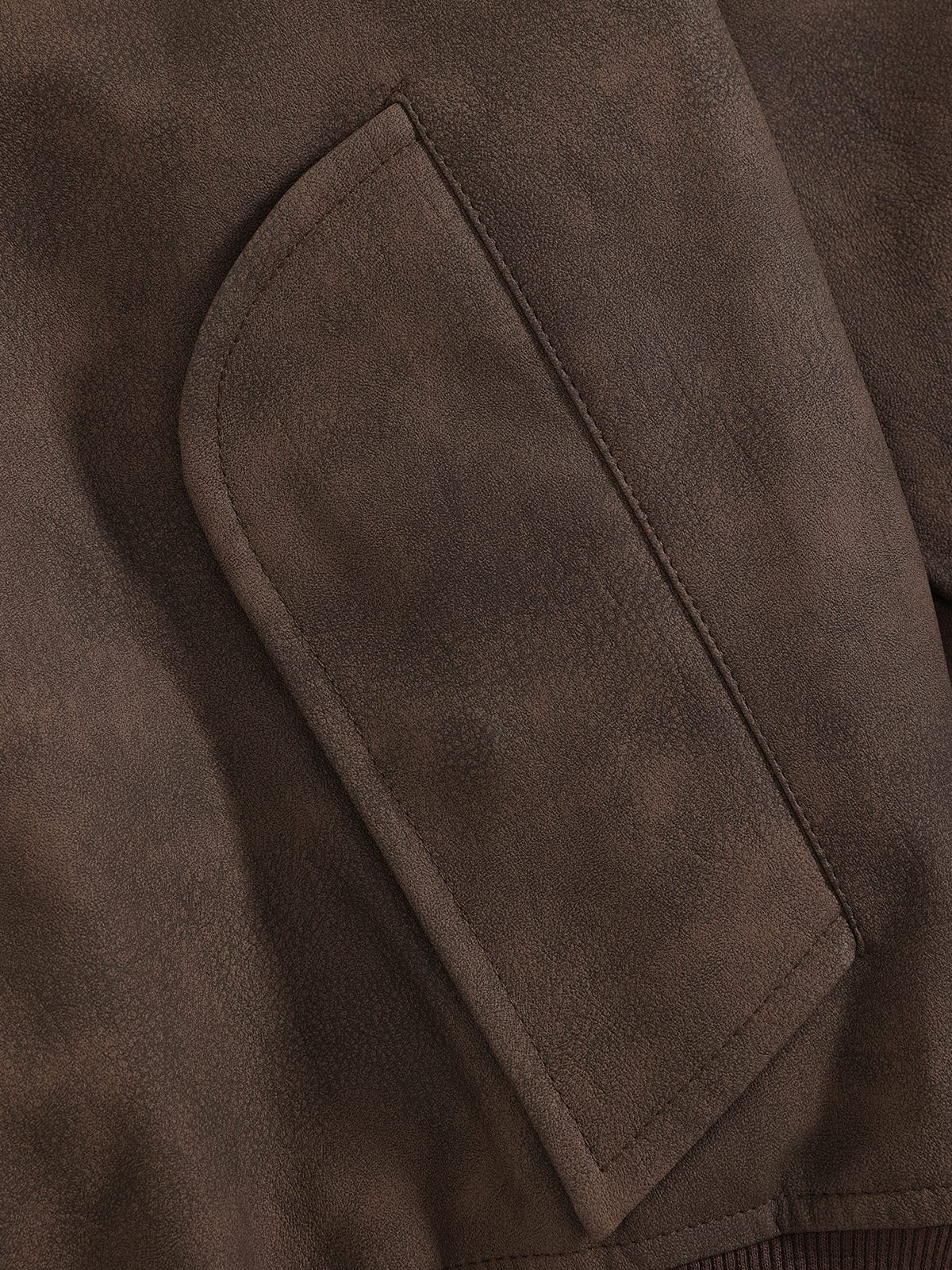 Aelfric EdenTwo Layered Faux Suede Jacket