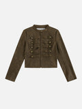 Aelfric Eden Faux Suede Napoleon Jacket