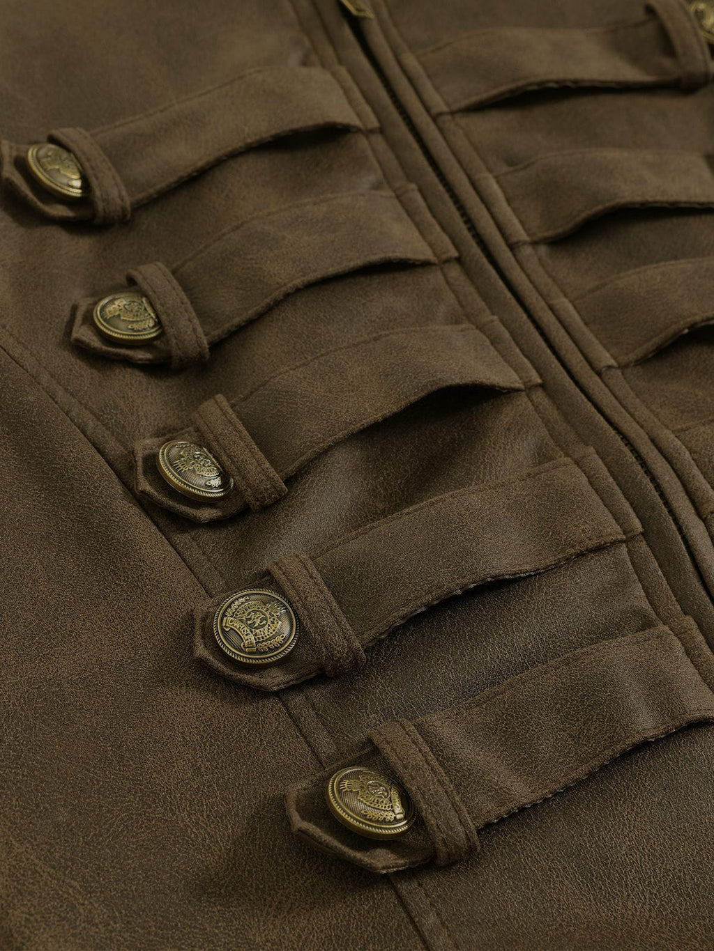 Aelfric Eden Faux Suede Napoleon Jacket