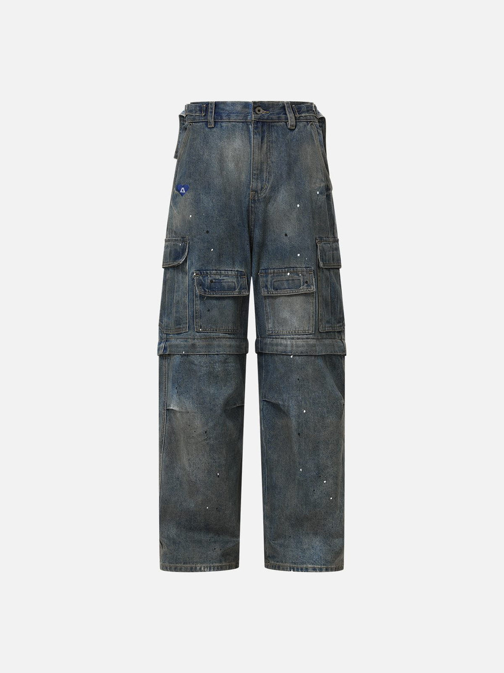 Aelfric Eden Paint Splatter Multi Pocket Jeans