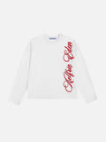 Aelfric Eden Boxy Script Long Sleeve Tee