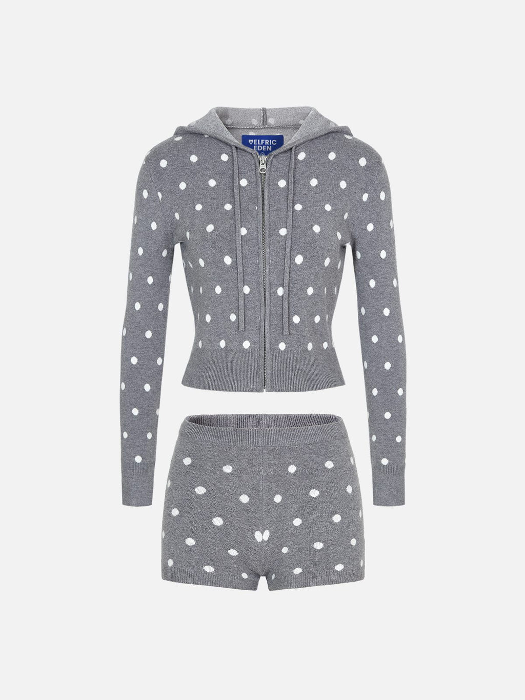 Aelfric Eden Polka Dot Knit Hoodie Sets