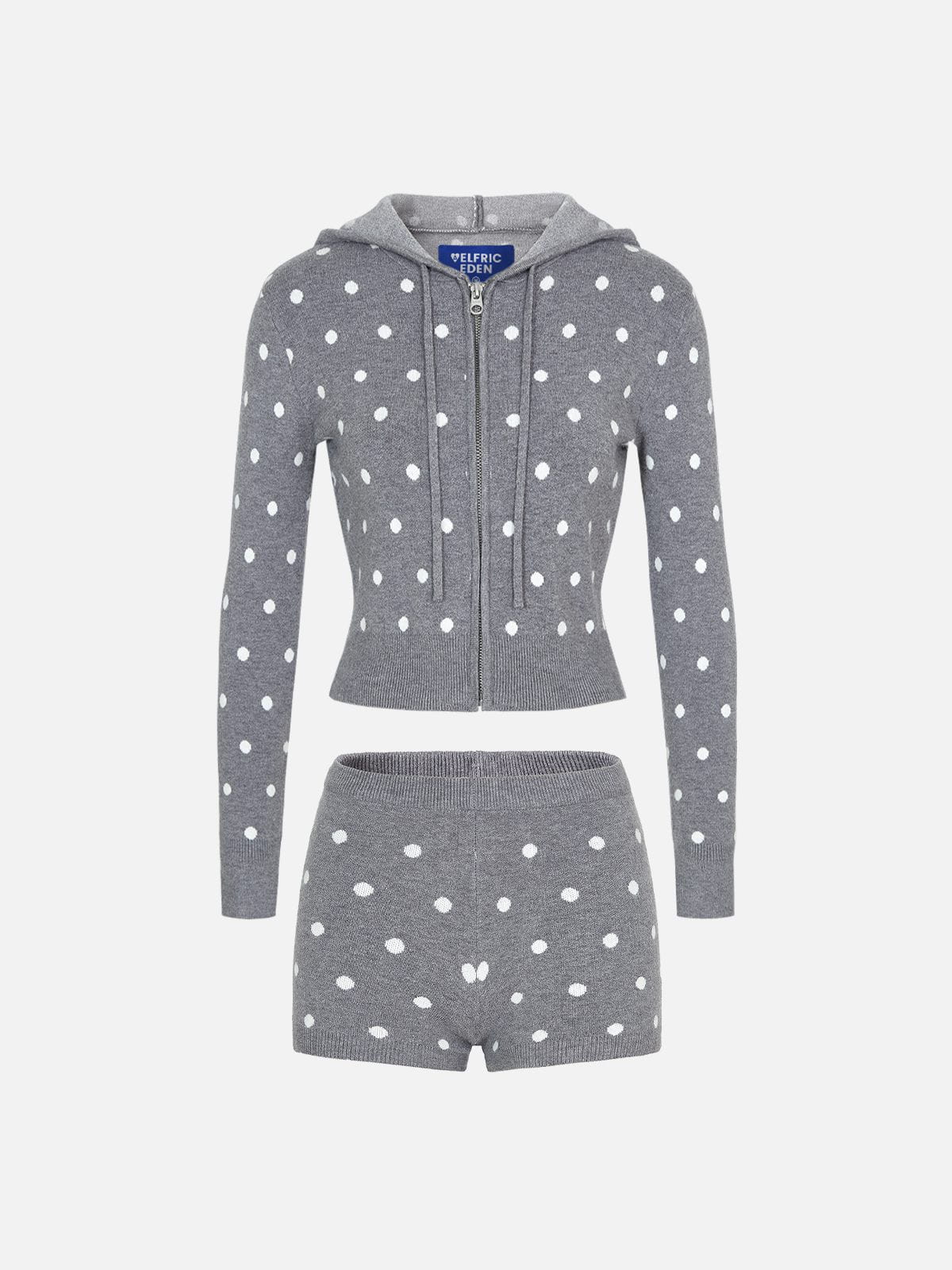 Aelfric Eden Polka Dot Knit Hoodie Sets