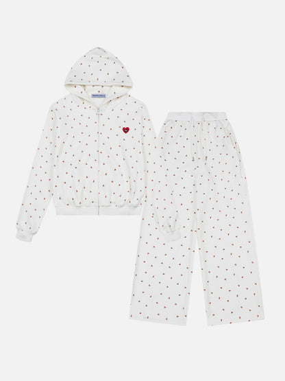 Aelfric Eden Strawberry Knit Hoodie Sets