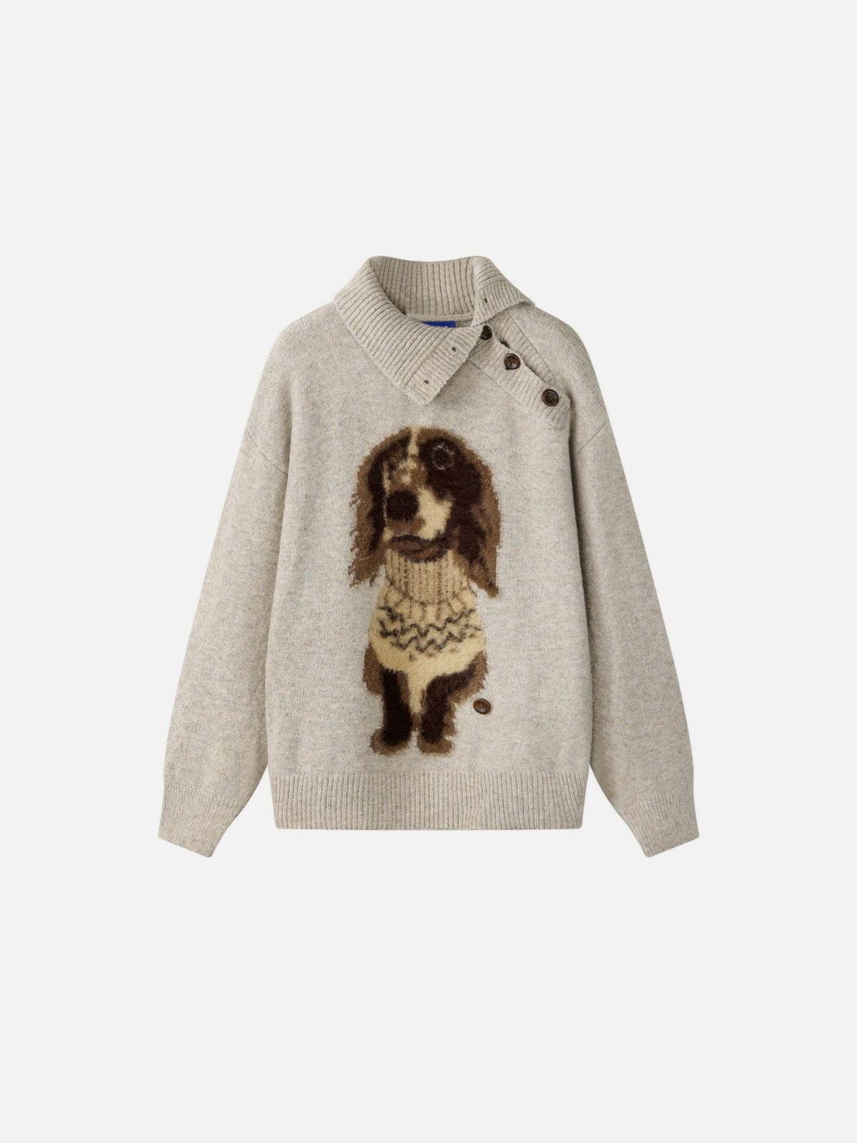 Aelfric Eden Dachshund Jacquard Sweater