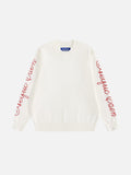 Aelfric Eden Script Embroidery Sweater