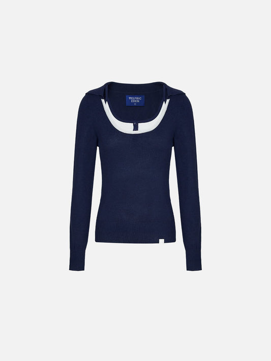 Aelfric Eden Layered Neck Sweater