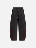 Aelfric Eden Rhinestone Baggy Barrel Sweatpants