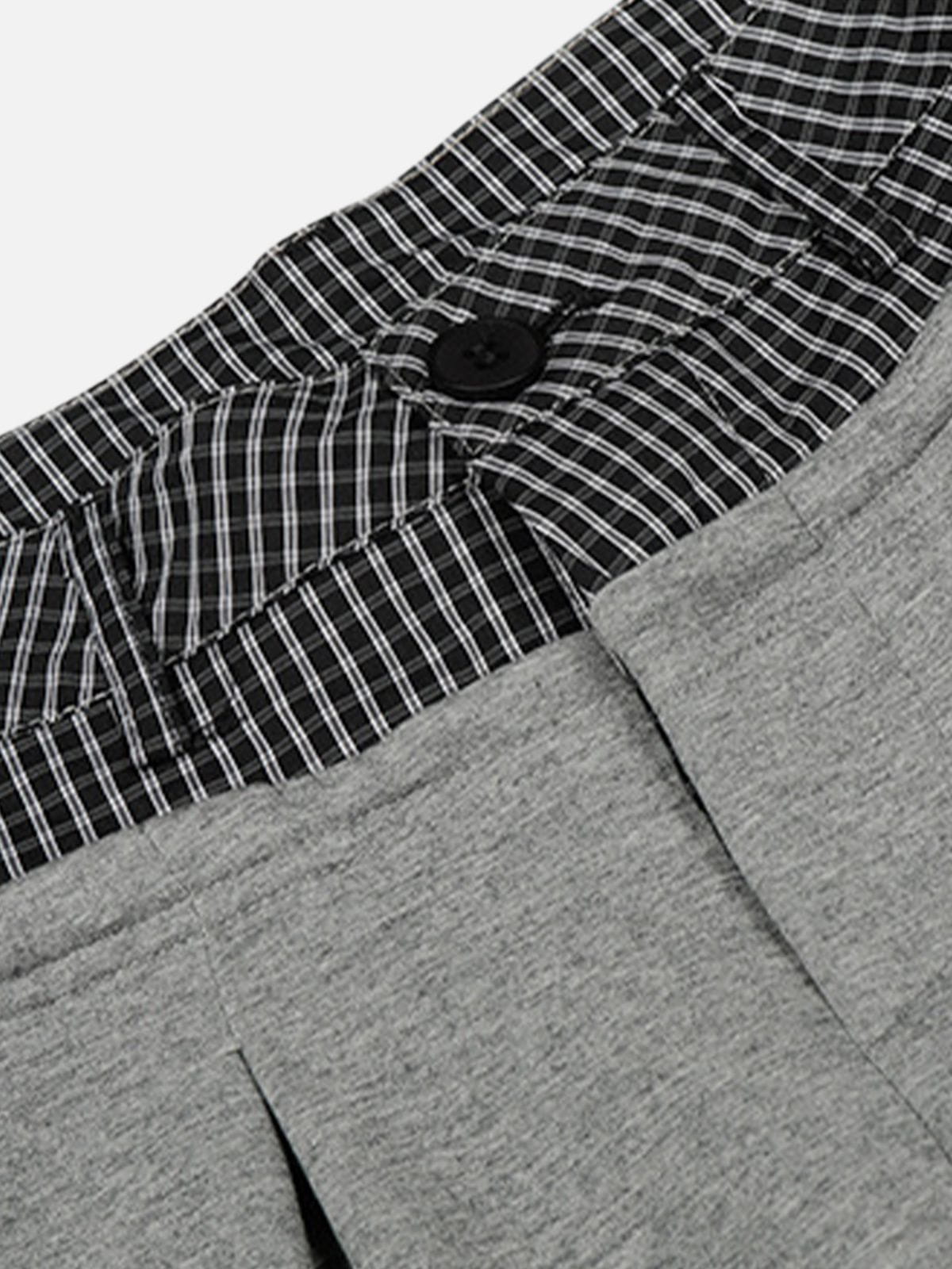 Aelfric Eden Plaid Waist Pleated Sweatpants