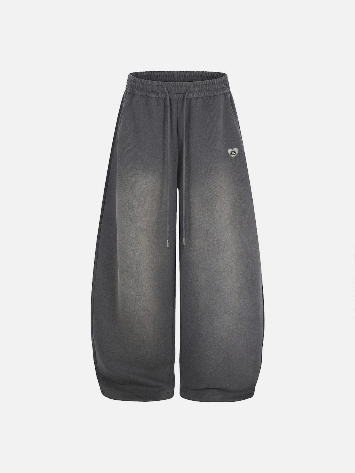 Aelfric Eden Washed Heart Patch Baggy Barrel Sweatpants