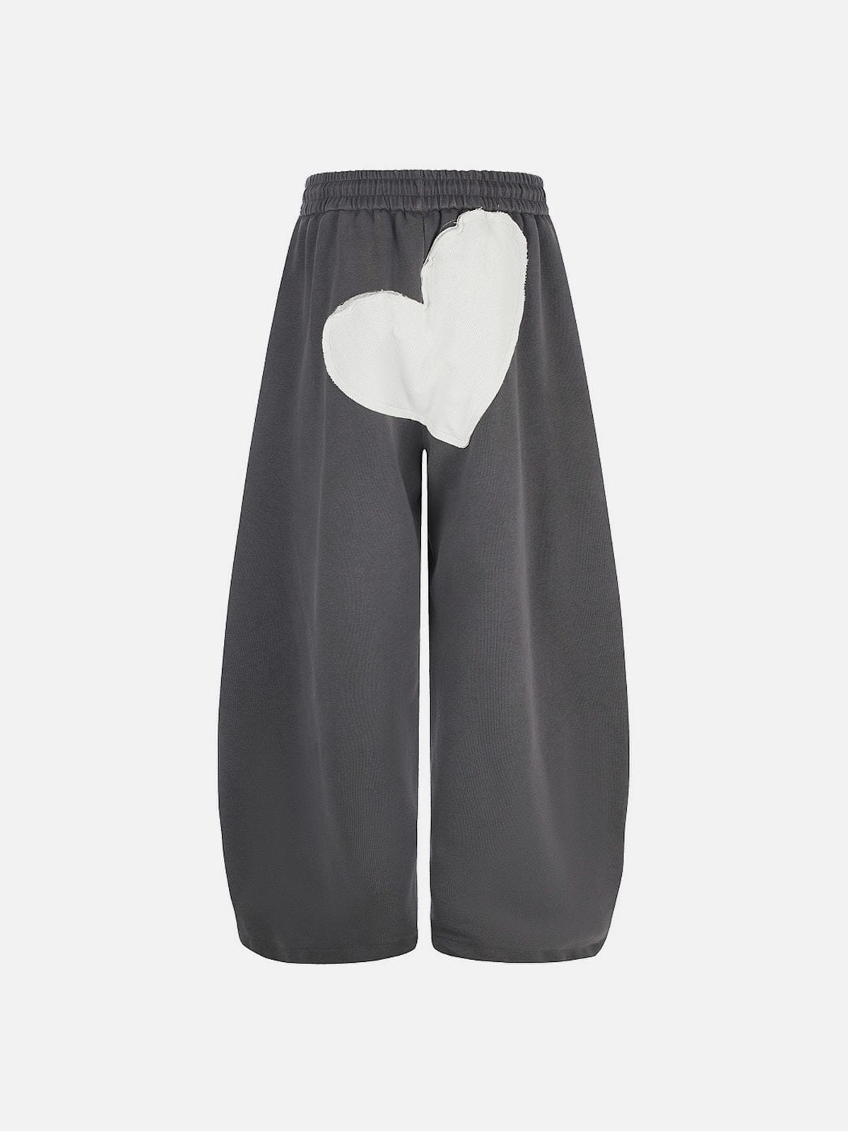 Aelfric Eden Washed Heart Patch Baggy Barrel Sweatpants