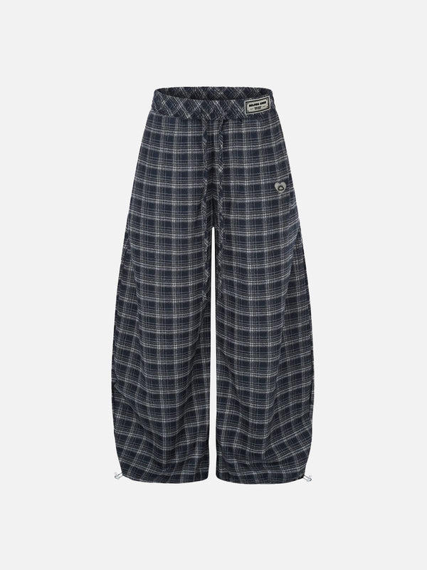 Aelfric Eden Plaid Baggy Barrel Sweatpants