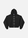 Aelfric Eden Boxy Fireman Clasp Zip Up Hoodie