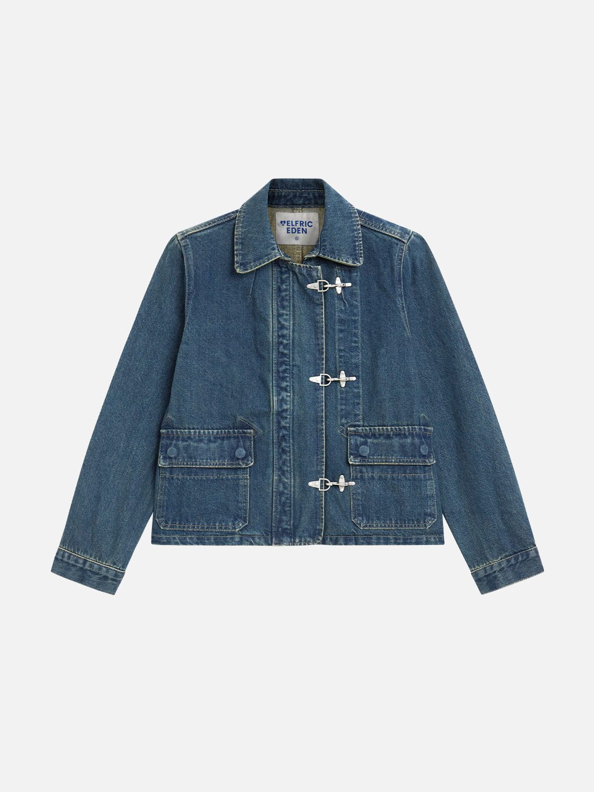 Aelfric Eden Fireman Clasp Denim Jacket