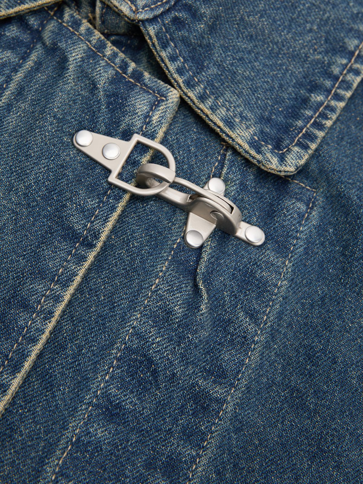 Aelfric Eden Fireman Clasp Denim Jacket