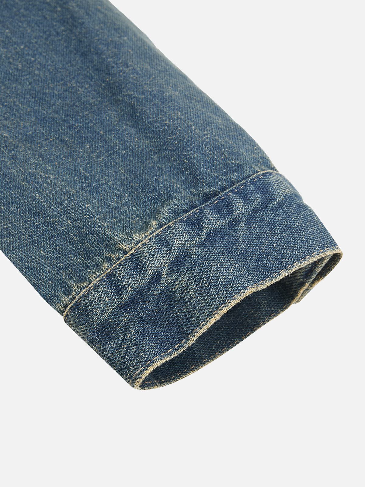 Aelfric Eden Fireman Clasp Denim Jacket