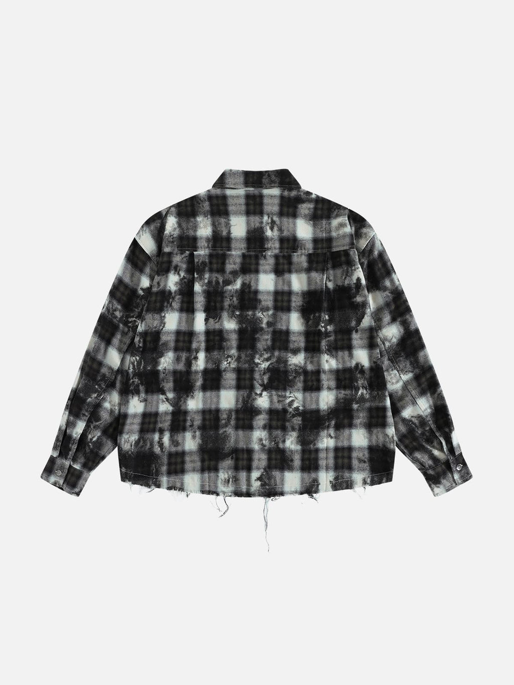 Aelfric Eden Distressed Flannel Long Sleeve Shirt