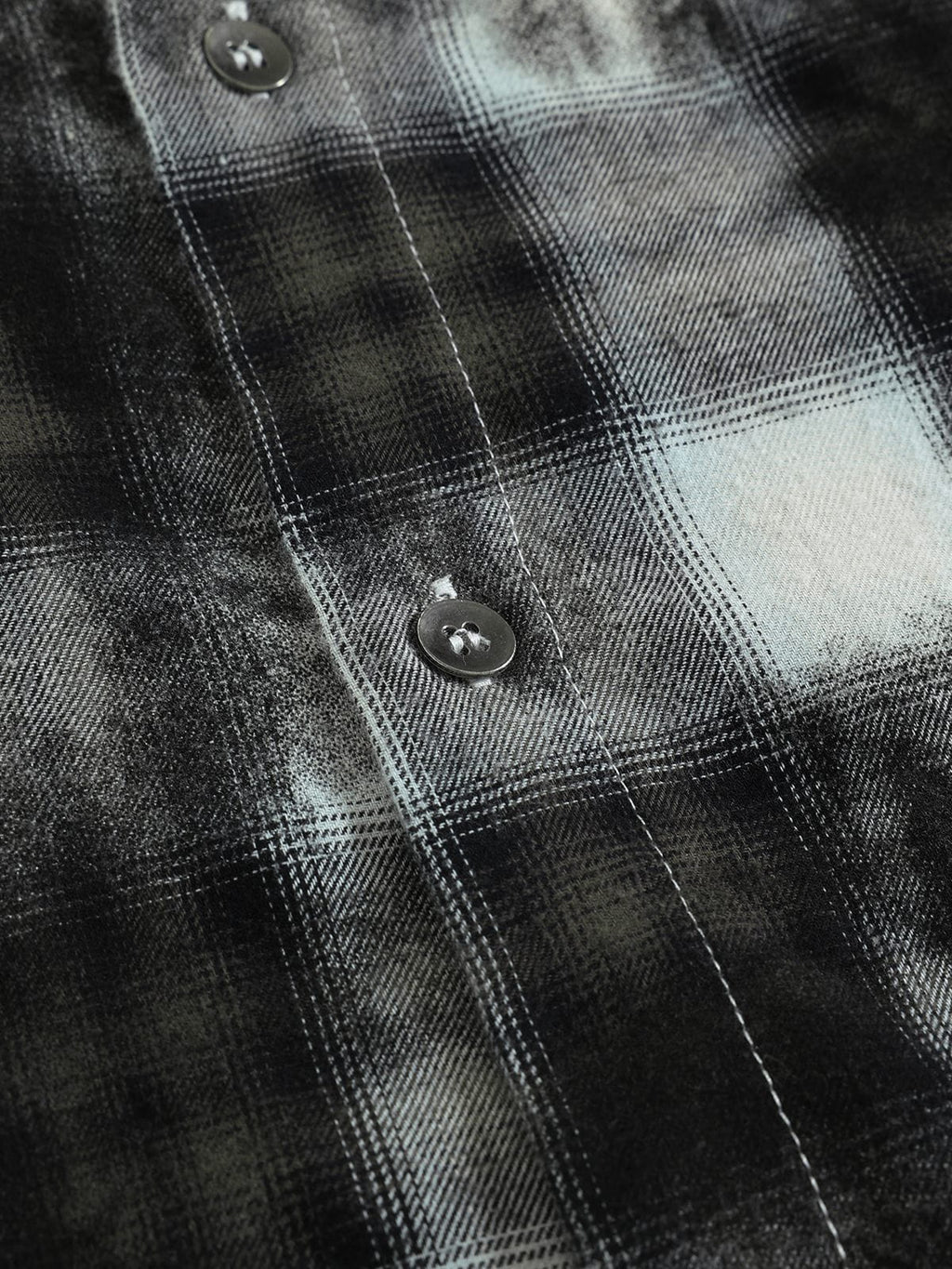 Aelfric Eden Distressed Flannel Long Sleeve Shirt