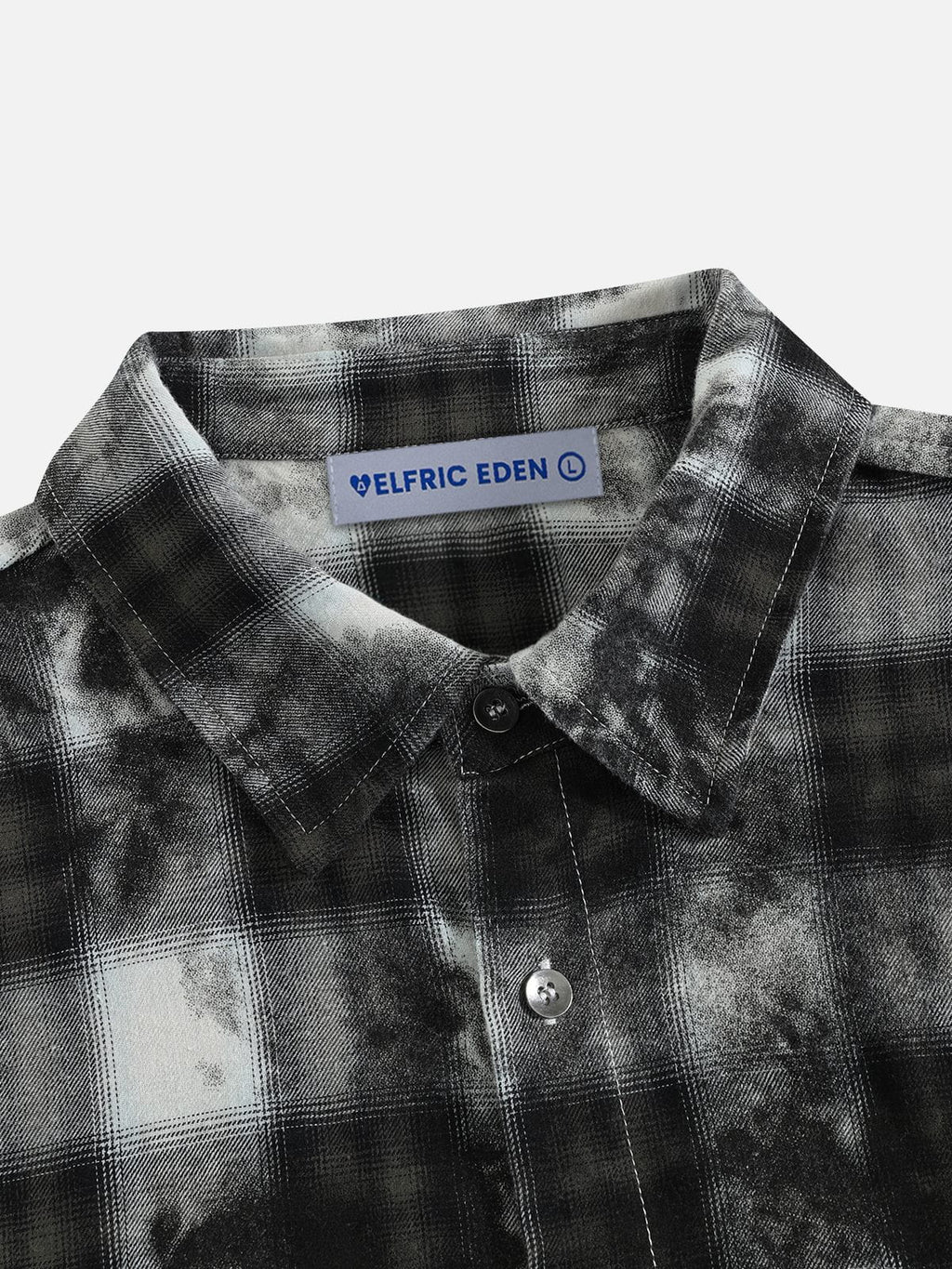Aelfric Eden Distressed Flannel Long Sleeve Shirt