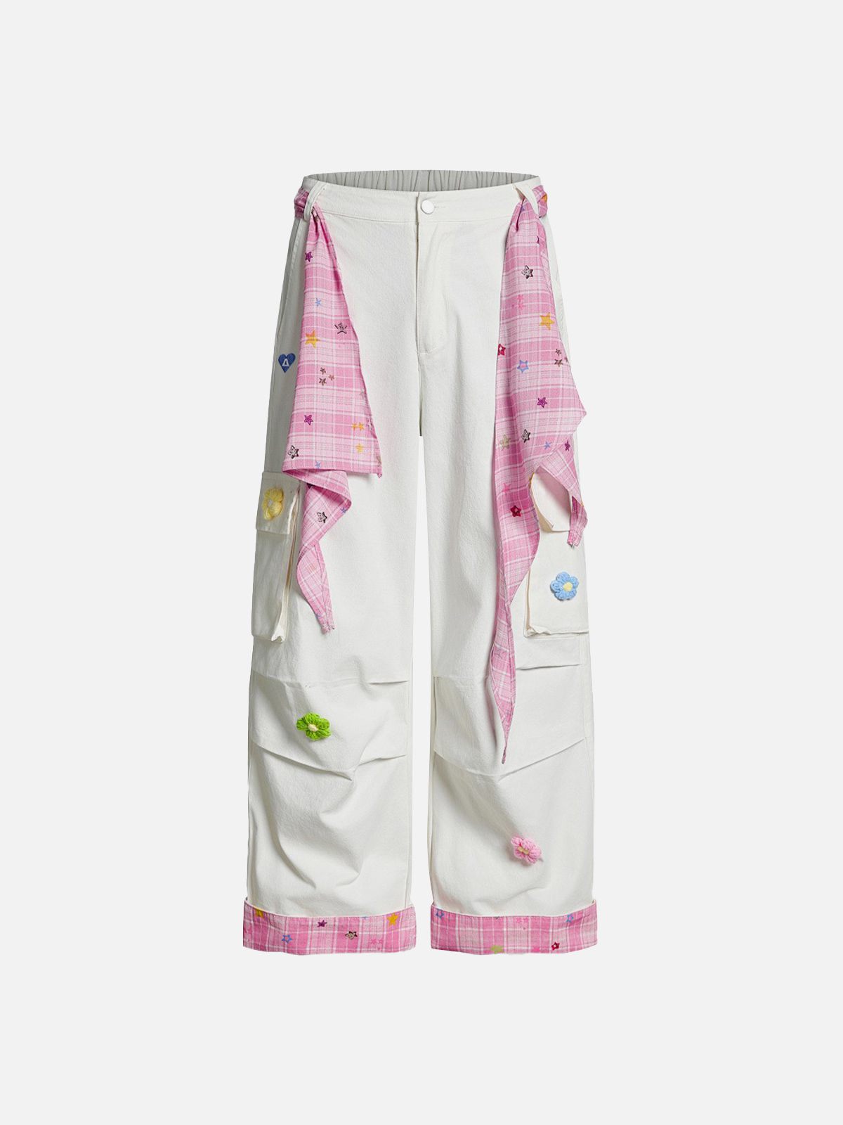 Aelfric Eden Plaid Tie Baggy Pants