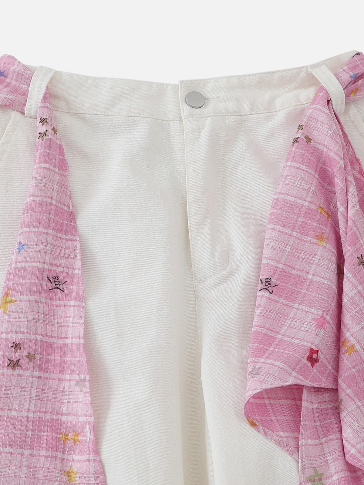 Aelfric Eden Plaid Tie Baggy Pants