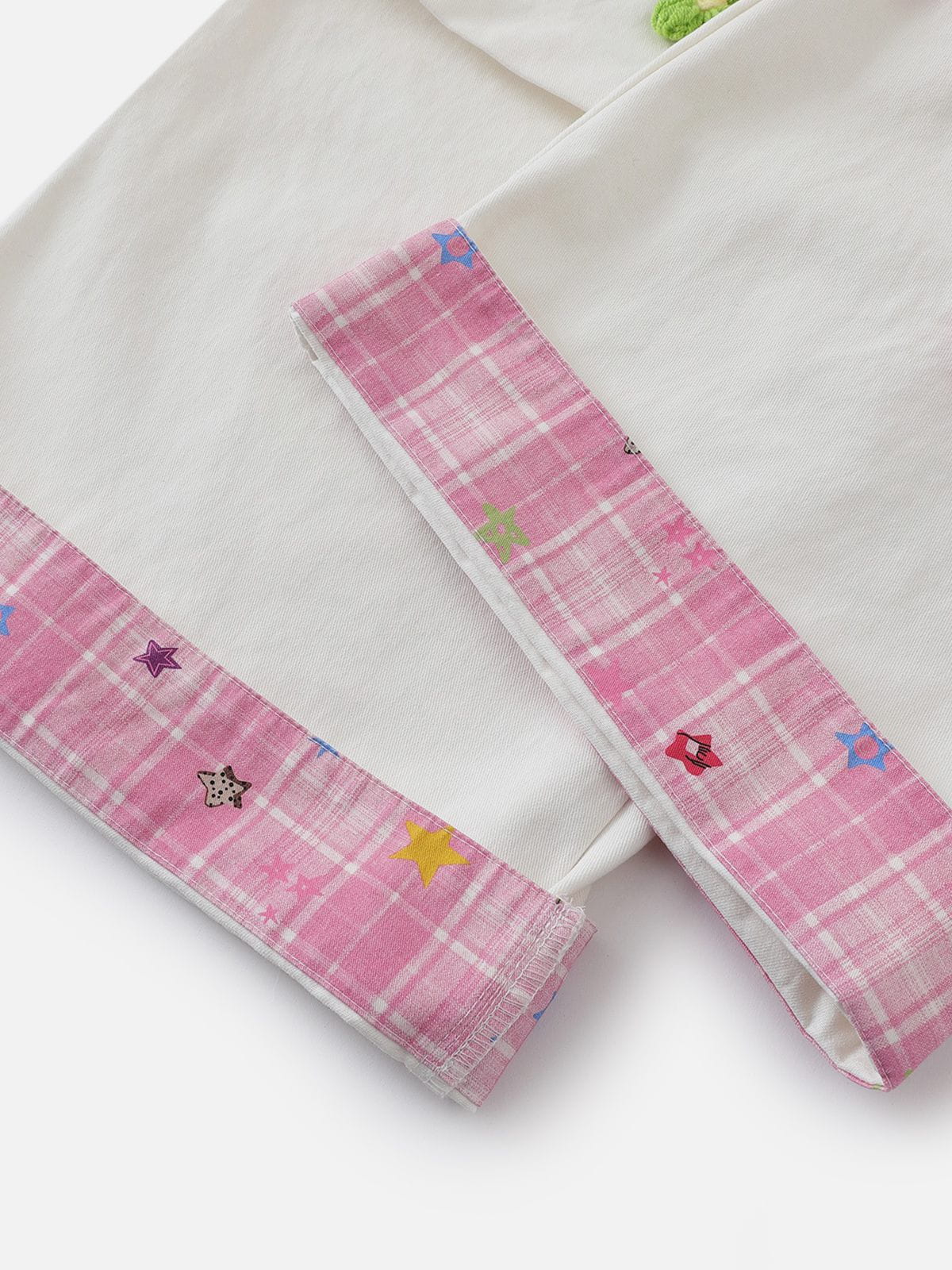 Aelfric Eden Plaid Tie Baggy Pants