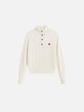 Aelfric Eden Cable Knit Button Sweater