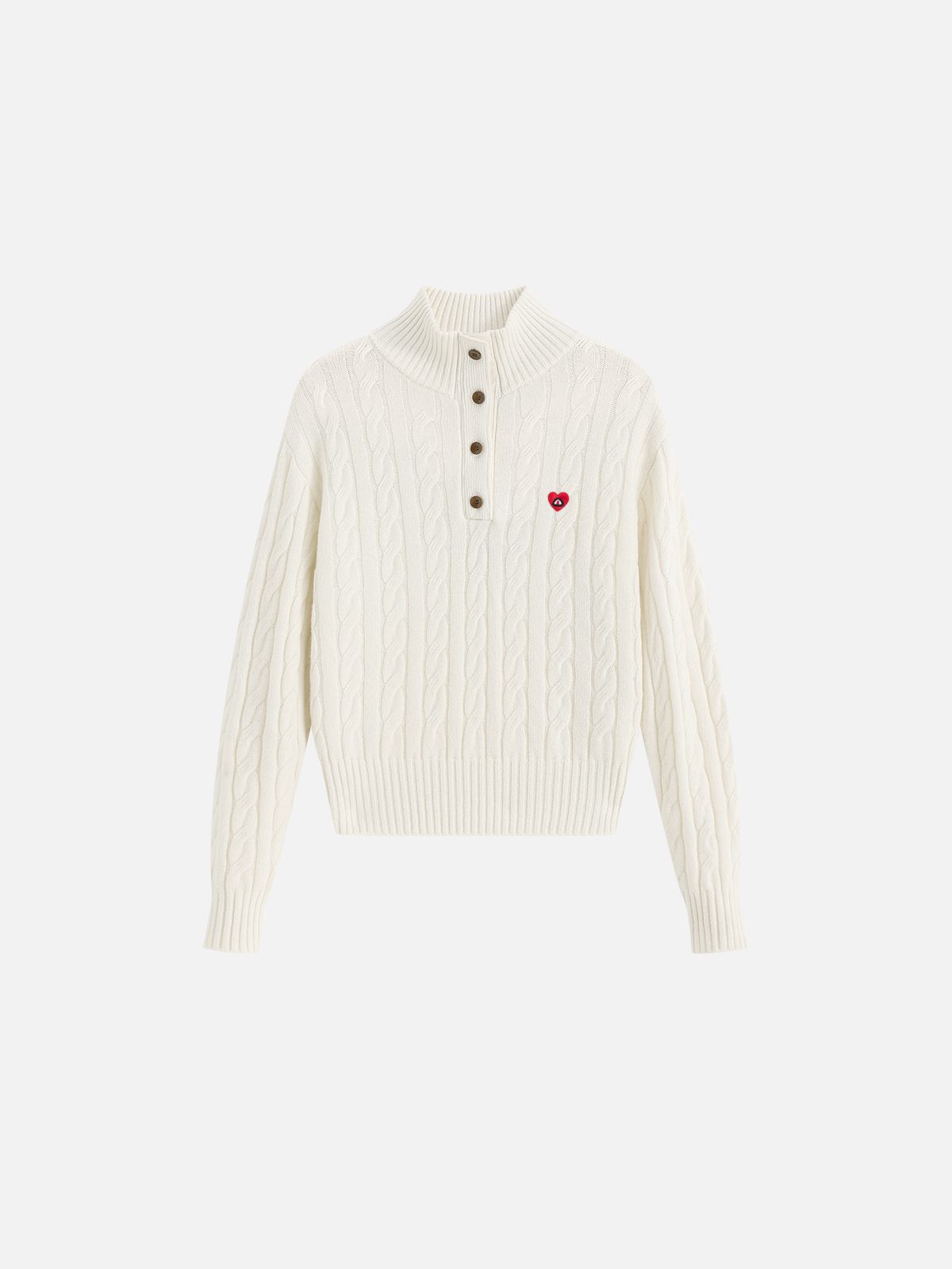 Aelfric Eden Cable Knit Button Sweater
