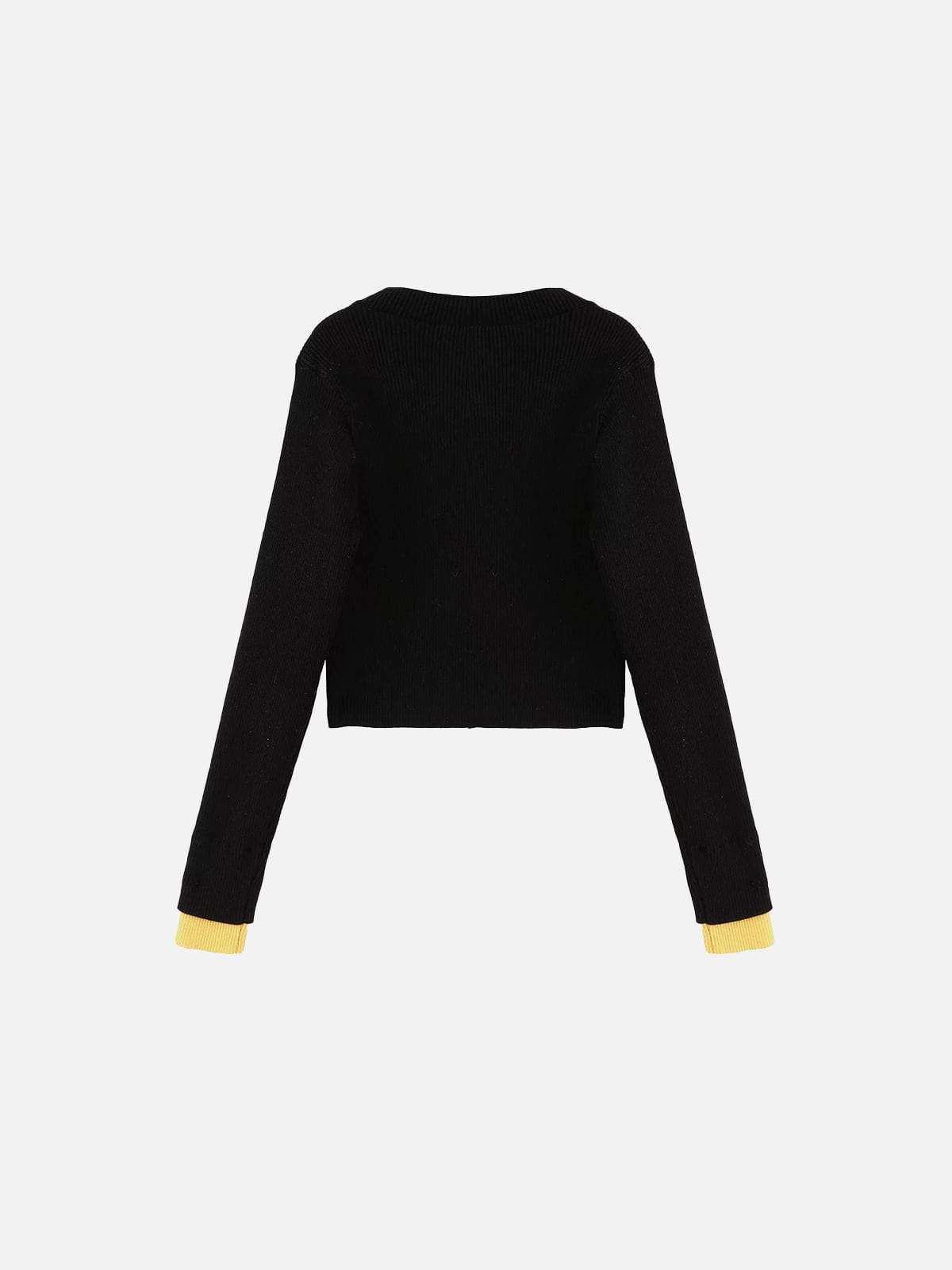 Aelfric Eden Cropped Beaded Cardigan