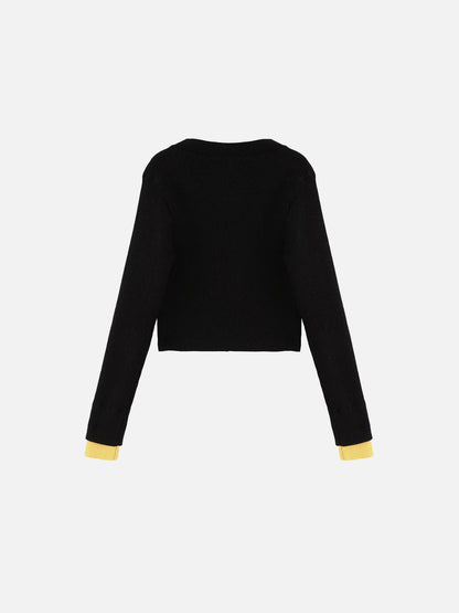 Aelfric Eden Cropped Beaded Cardigan