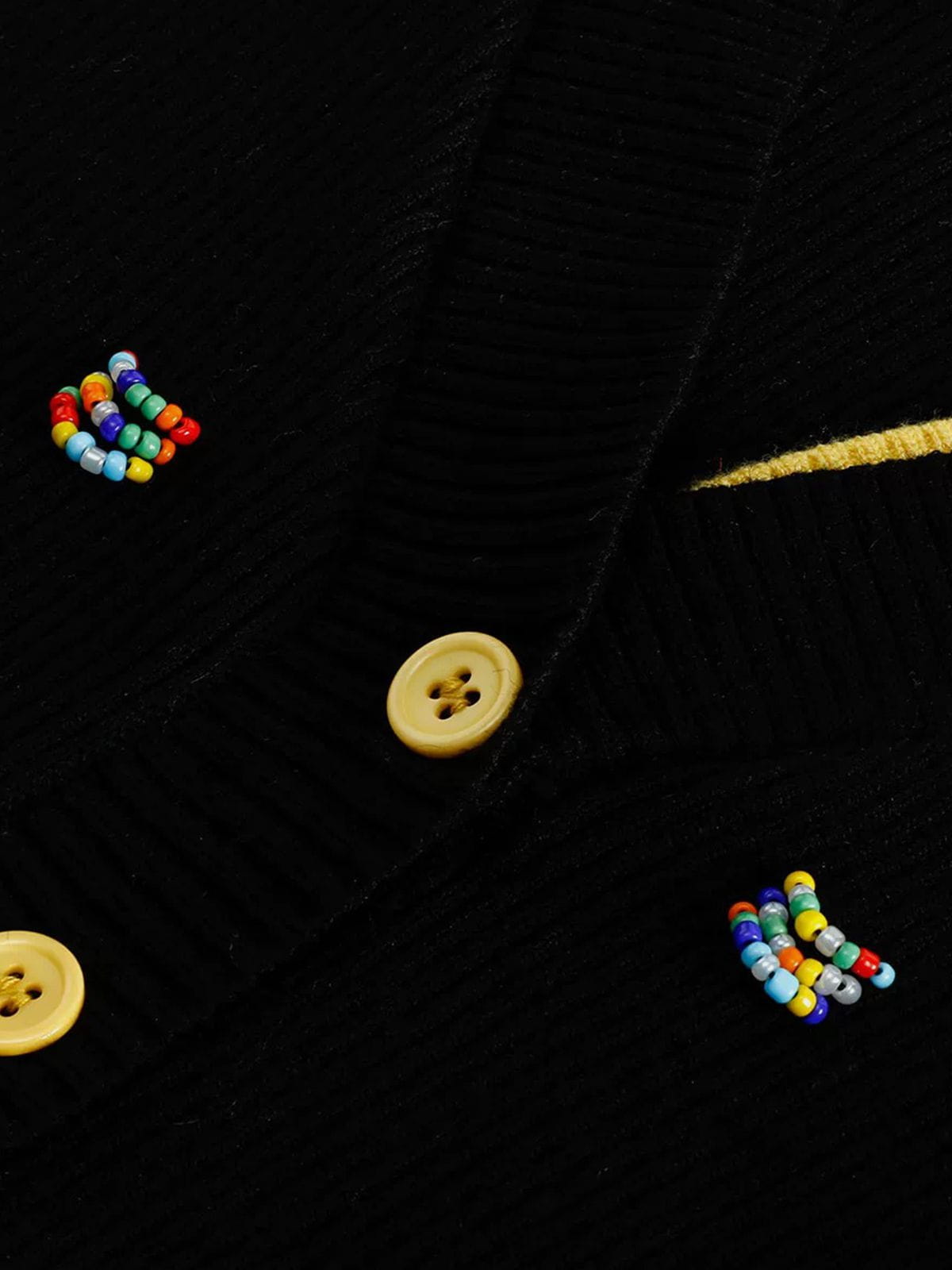 Aelfric Eden Cropped Beaded Cardigan