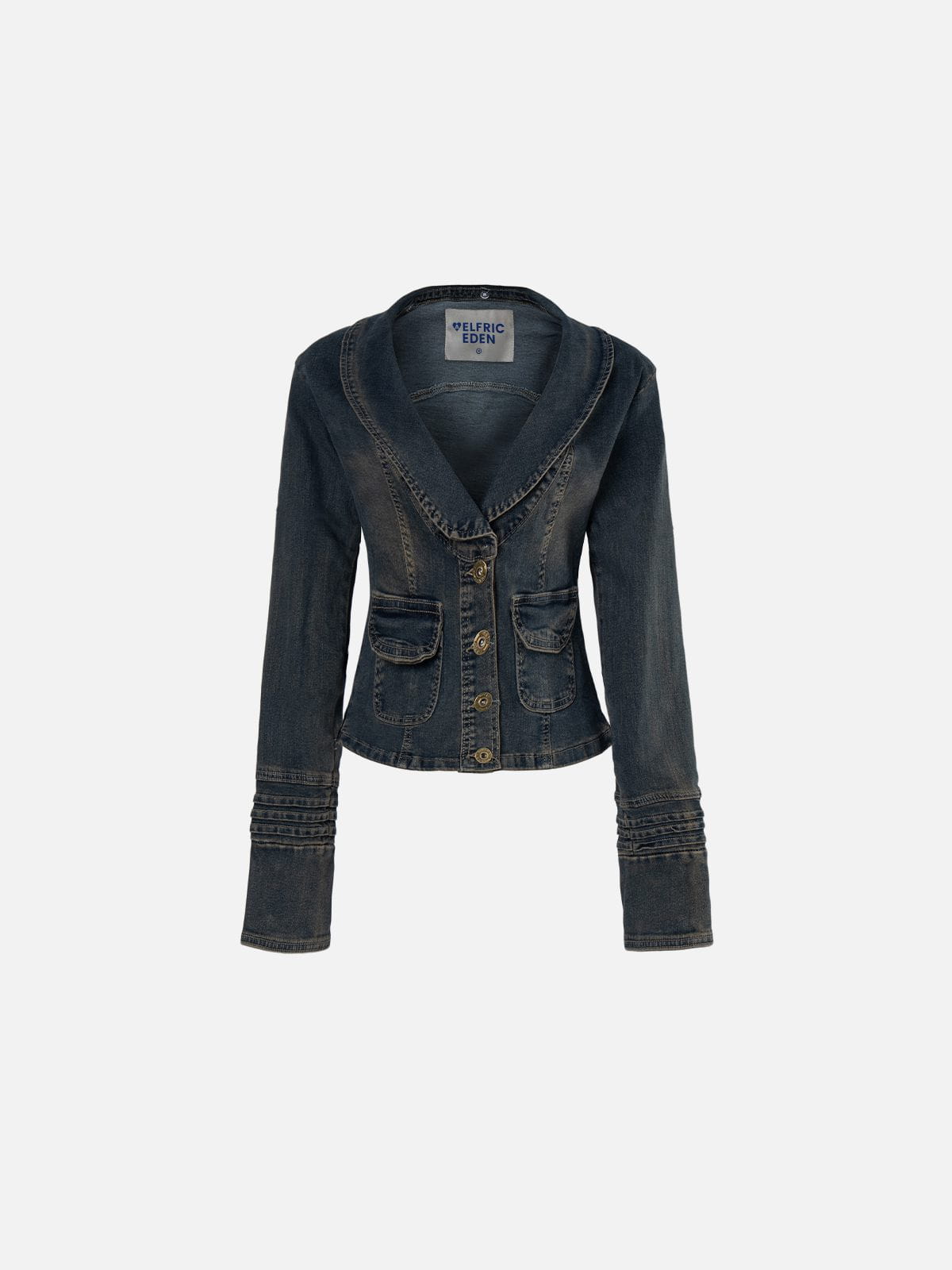 Aelfric Eden Detachable Faux Fur Denim Jacket