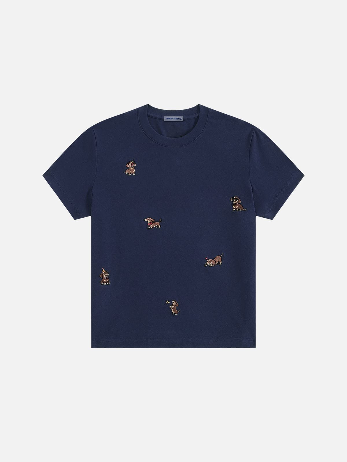 Aelfric Eden Embroidered Dachshund Tee