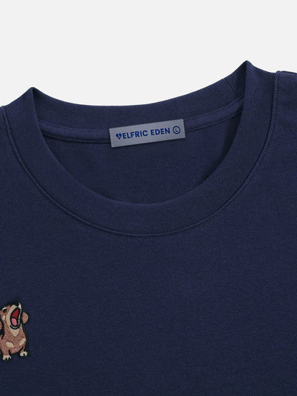 Aelfric Eden Embroidered Dachshund Tee