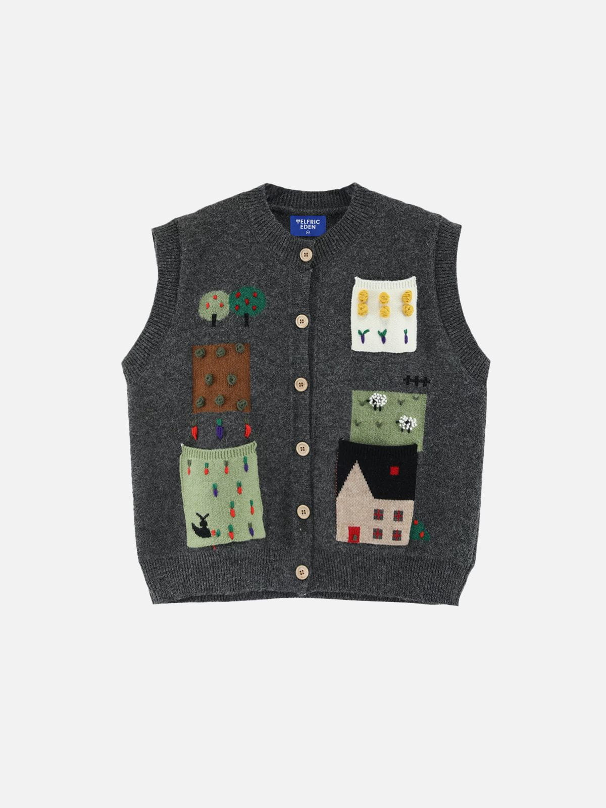 Aelfric Eden Intarsia Sweater Vest