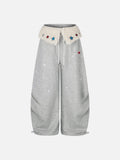 Aelfric Eden Star Embroidered Baggy Barrel Sweatpants