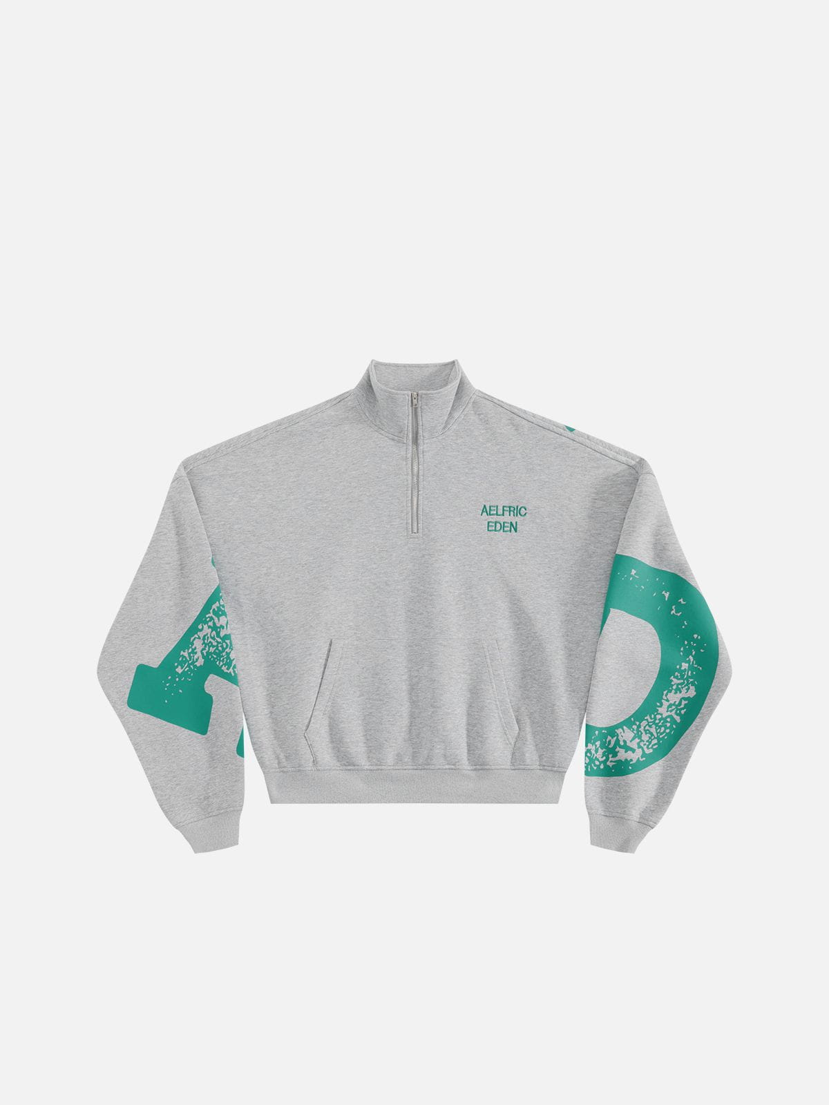 Aelfric Eden Boxy Graphic Quarter-Zip Sweatshirt