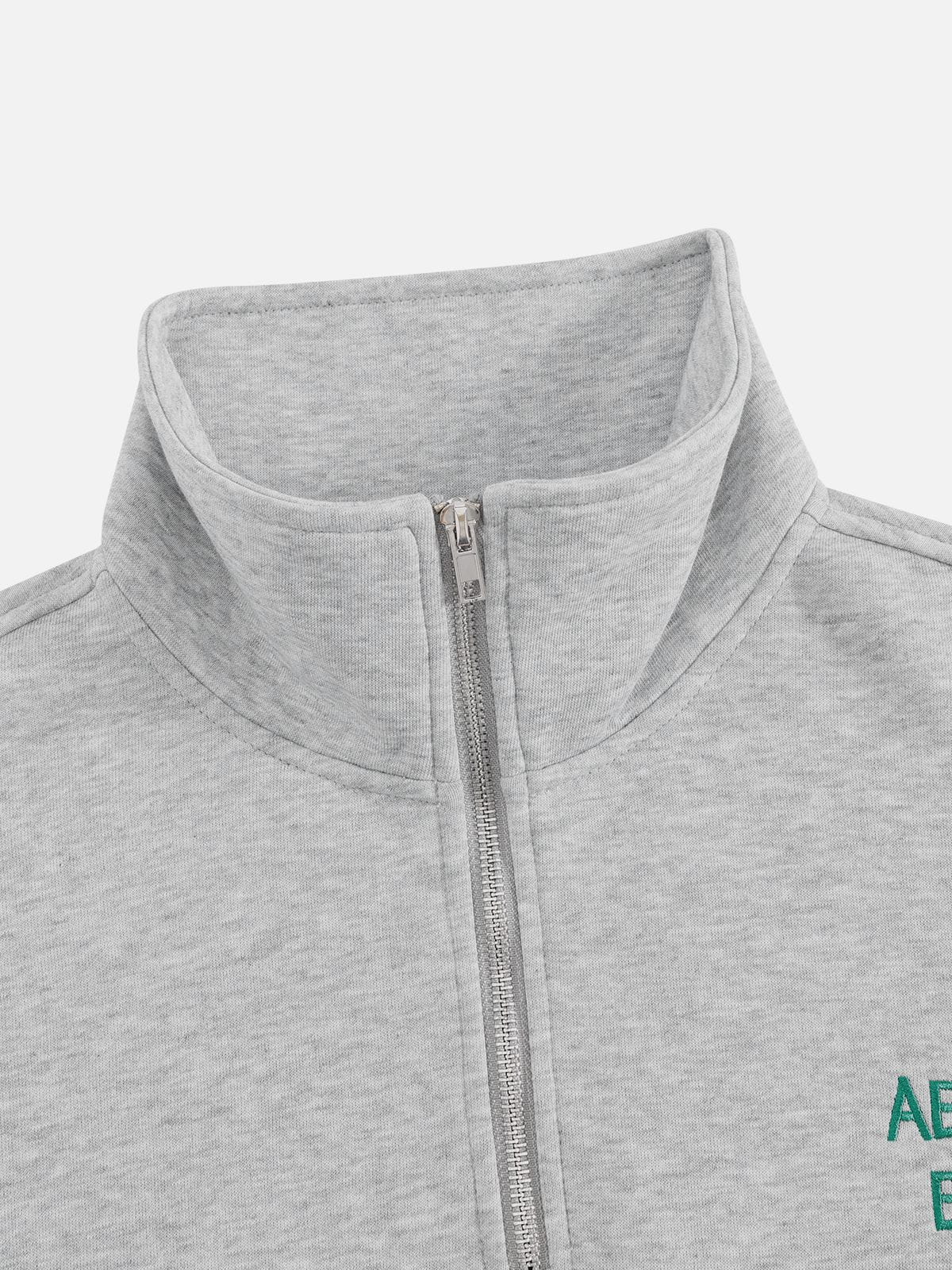 Aelfric Eden Boxy Graphic Quarter-Zip Sweatshirt