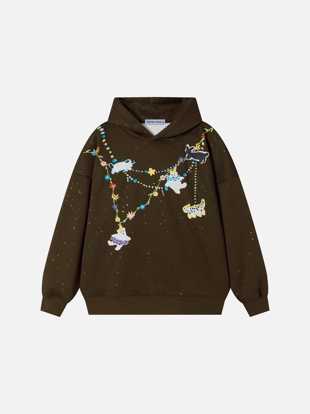 Aelfric Eden Paint Splatter Graphic Pullover Hoodie