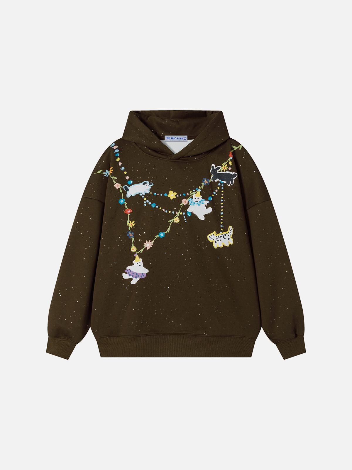 Aelfric Eden Paint Splatter Graphic Pullover Hoodie