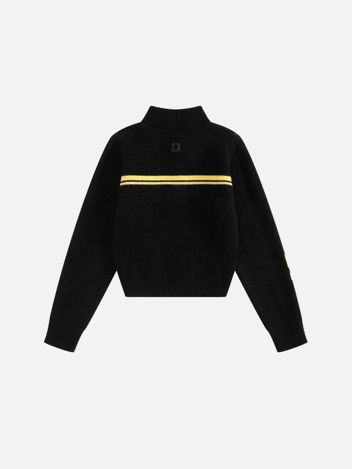 Aelfric Eden Stripe Star Zip Up Cardigan