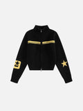 Aelfric Eden Stripe Star Zip Up Cardigan