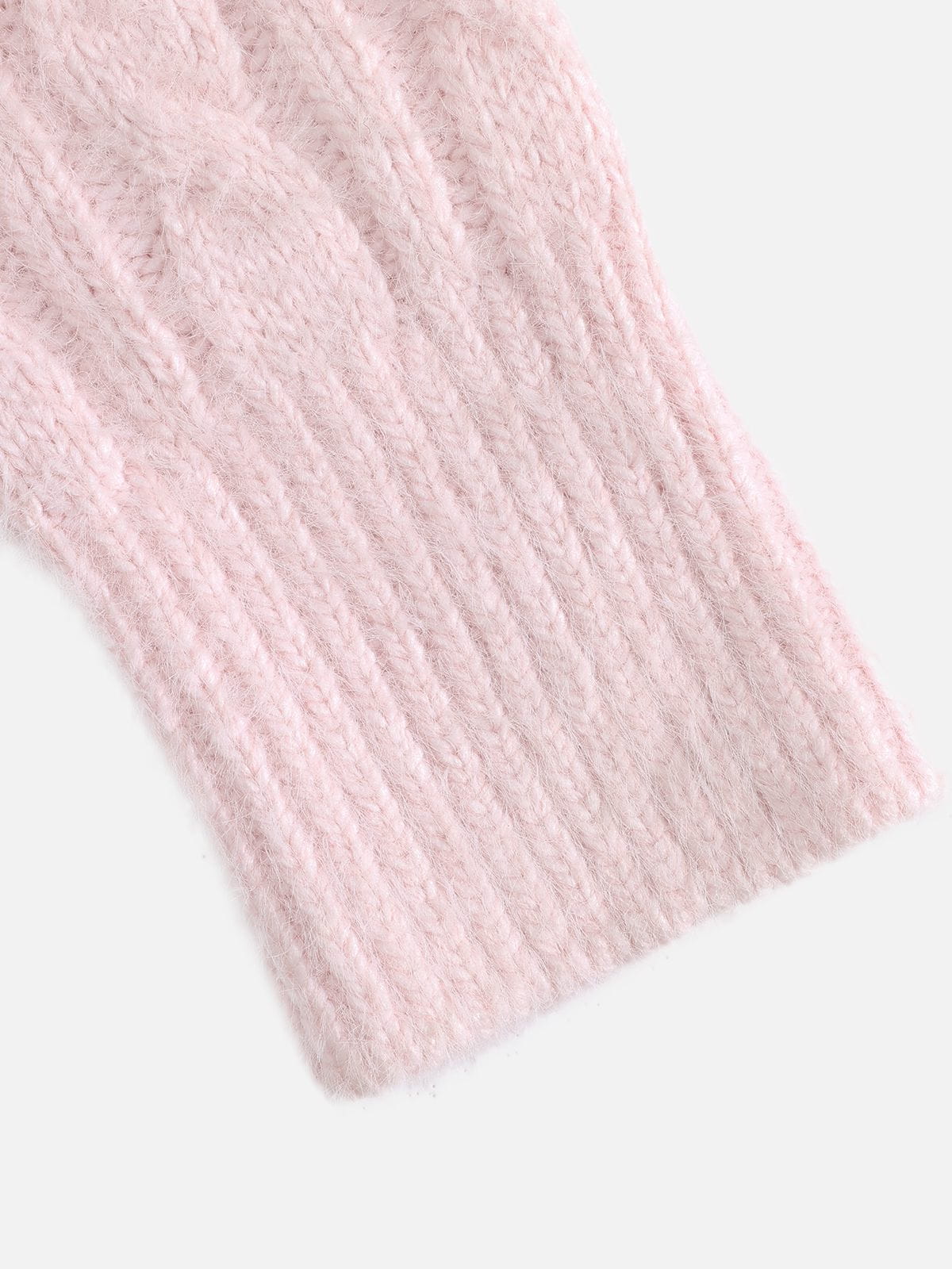 Aelfric Eden Cable Knit Off-The-Shoulder Sweater