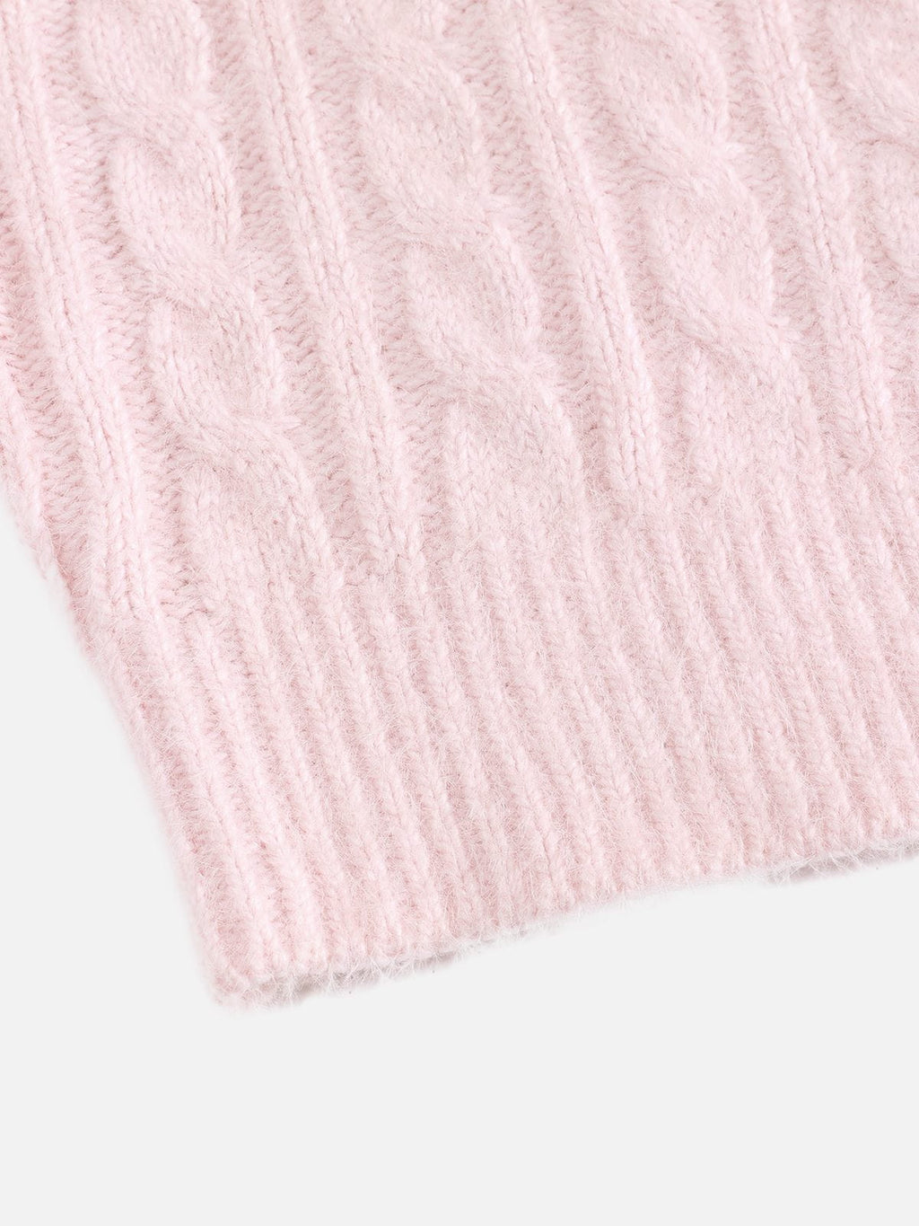 Aelfric Eden Cable Knit Off-The-Shoulder Sweater