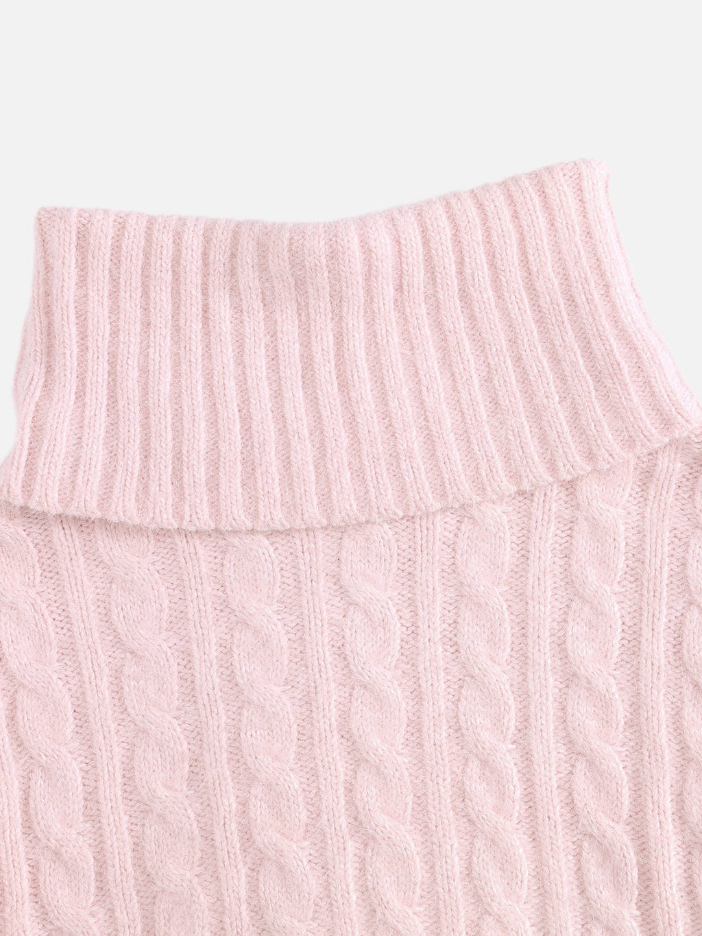 Aelfric Eden Cable Knit Off-The-Shoulder Sweater
