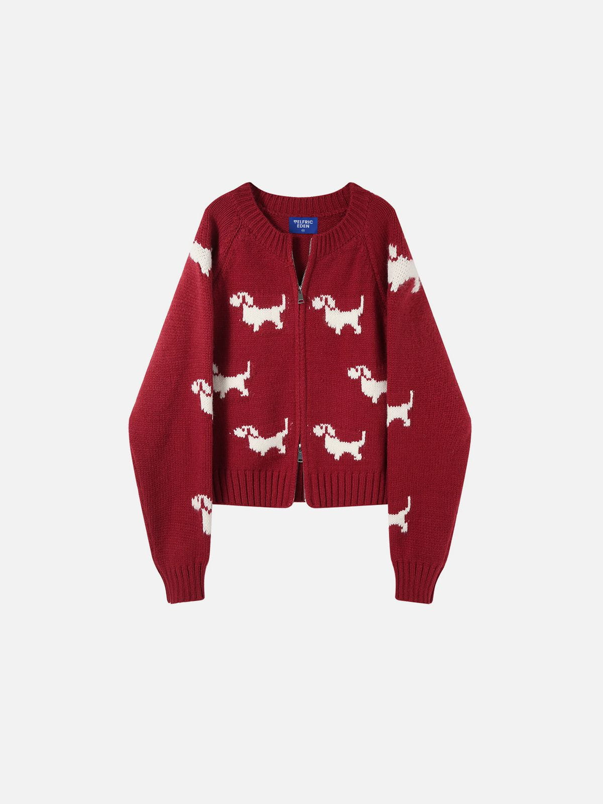 Aelfric Eden Cartoon Dog Cardigan