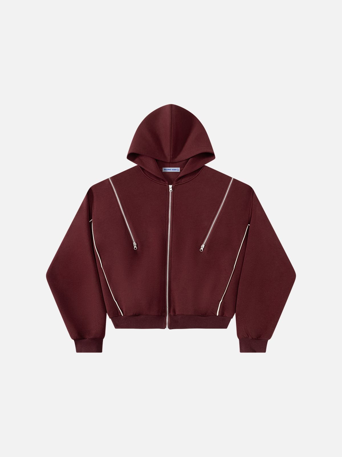 Aelfric Eden Zip Panel Zip Up Hoodie